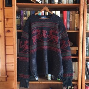 VINTAGE RALPH LAUREN HOLIDAY SWEATER